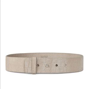 All saints mimosa croco waist belt